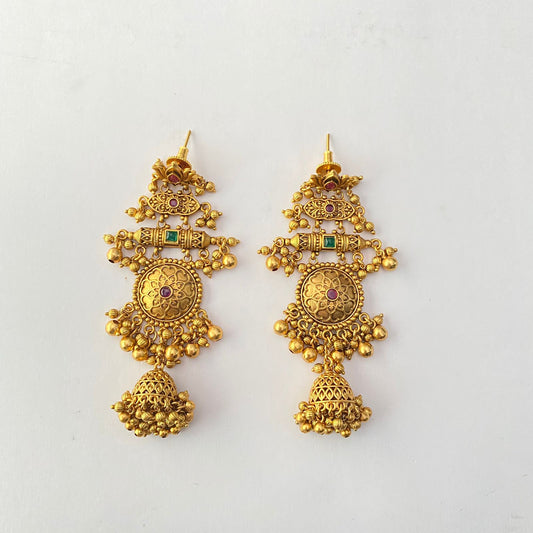 Gold Plated Long Jhumka