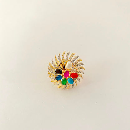 Multi Gold Plated Ring