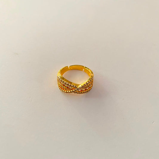 Gold Plated Band Ring