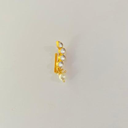 Kundan Gold Plated Nath