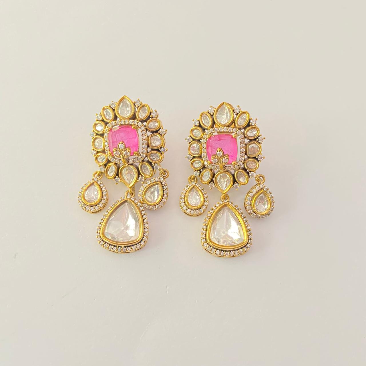Latest design kundan earring