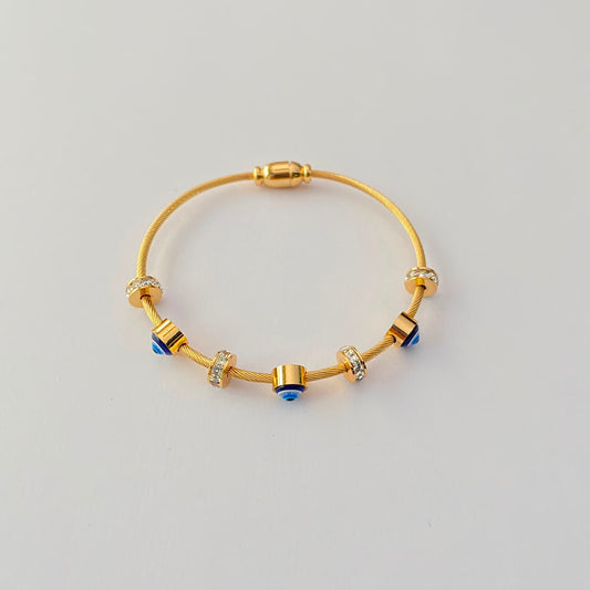 Gold Plated Sleek  Bracelet