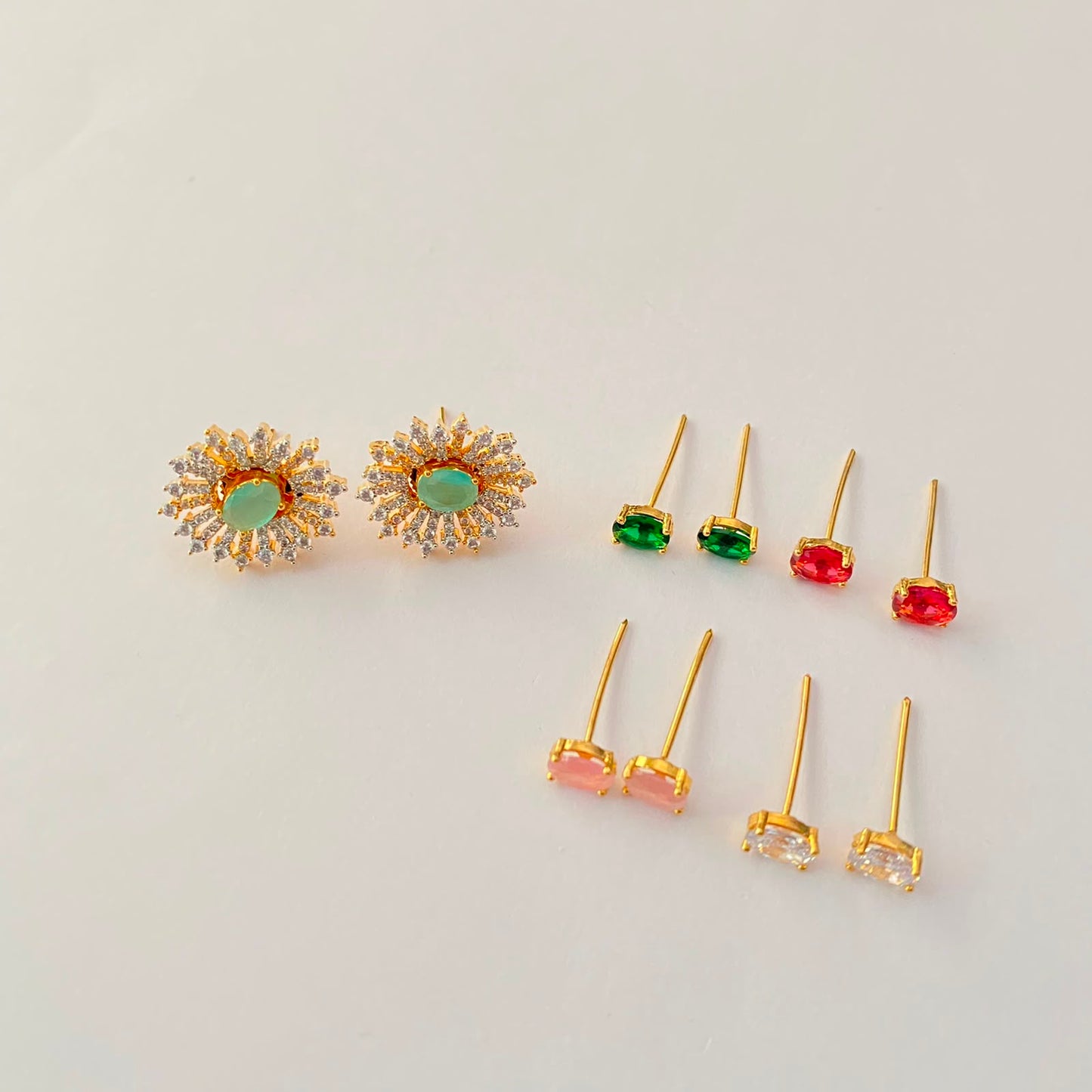 Gold Plated Changeable Earrings