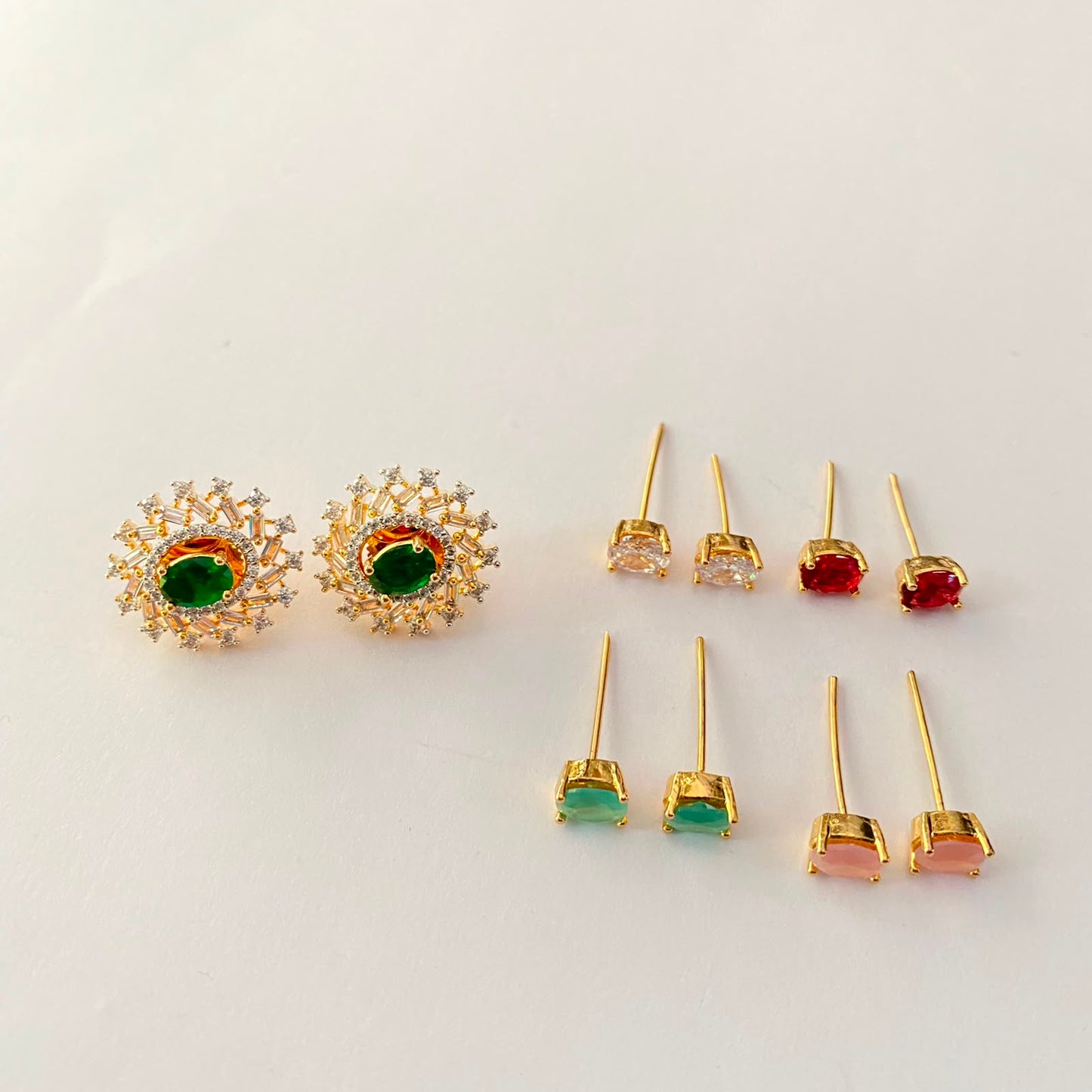 Changeable Gold Plated Earrings