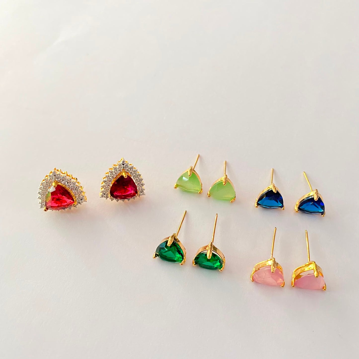Triangle Shape Changeable Earring