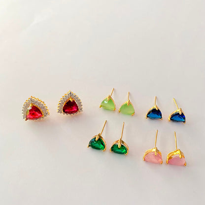 Triangle Shape Changeable Earring