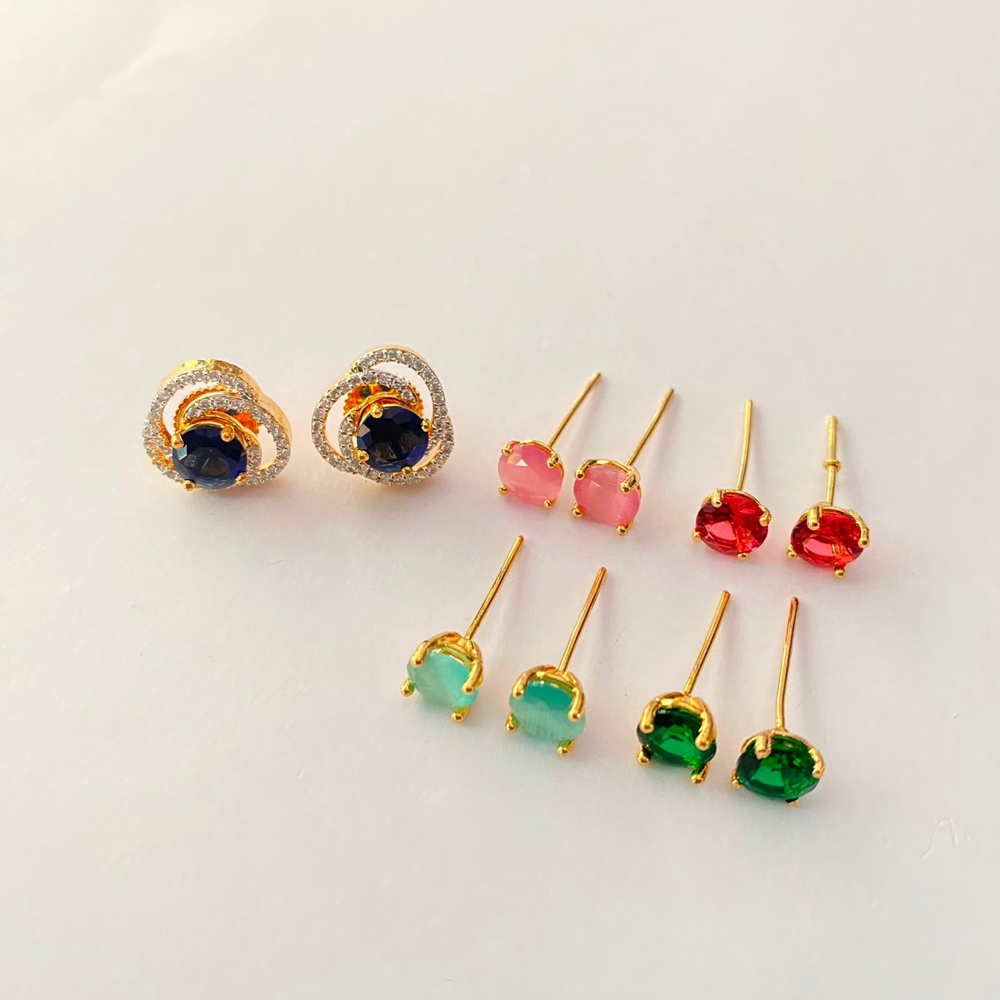 Changeable Gold Plated Earring
