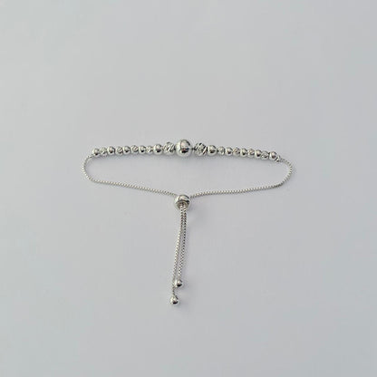 Silver plated sleek latest design tennis Bracelet