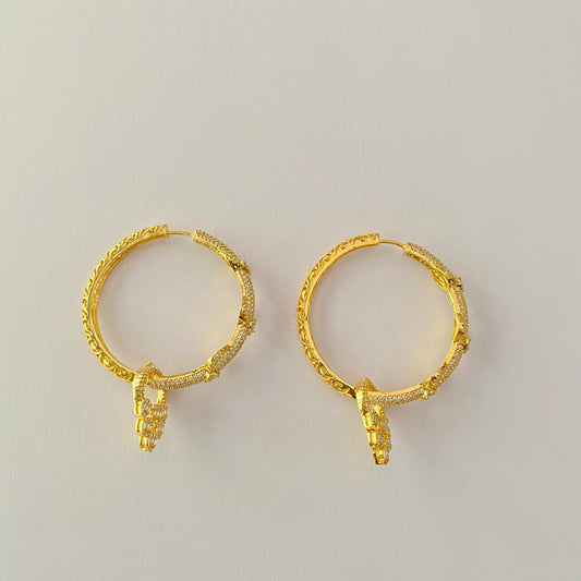 Gold Plated Dangler Bali