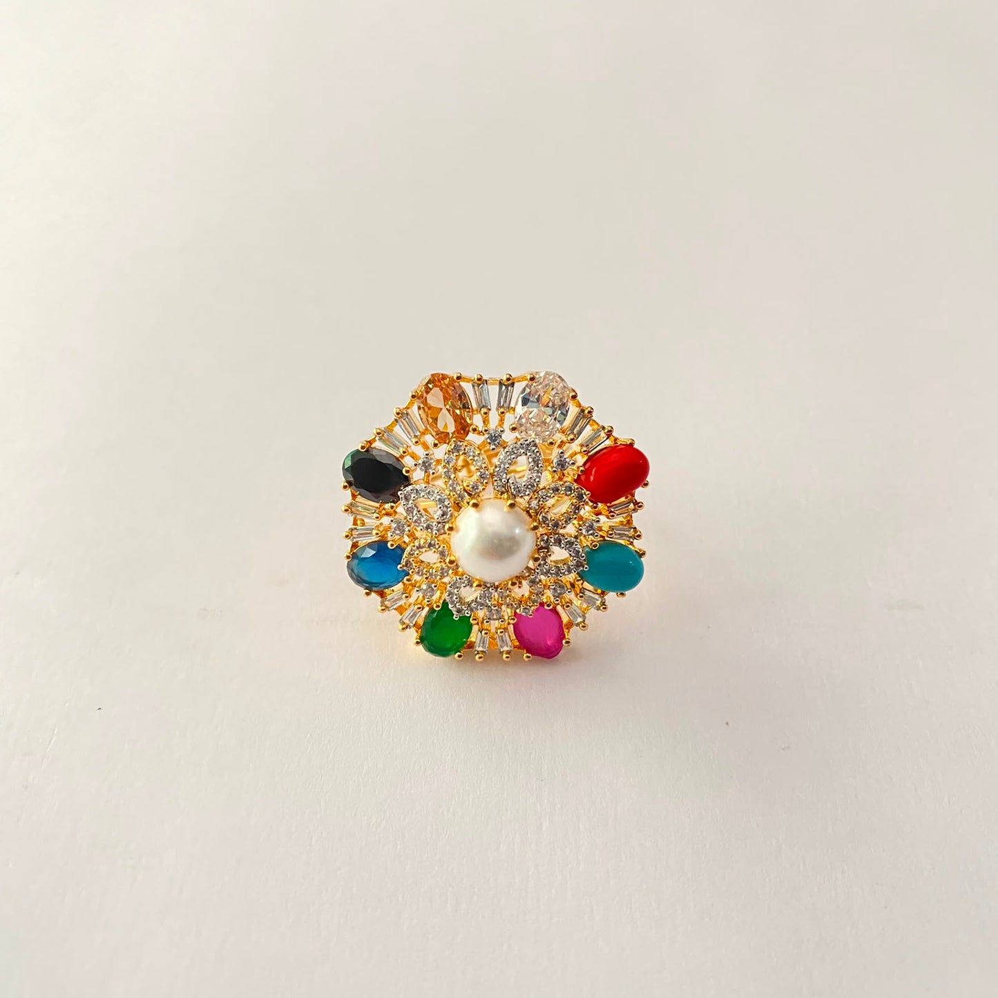 Gold Plated Multi Ring