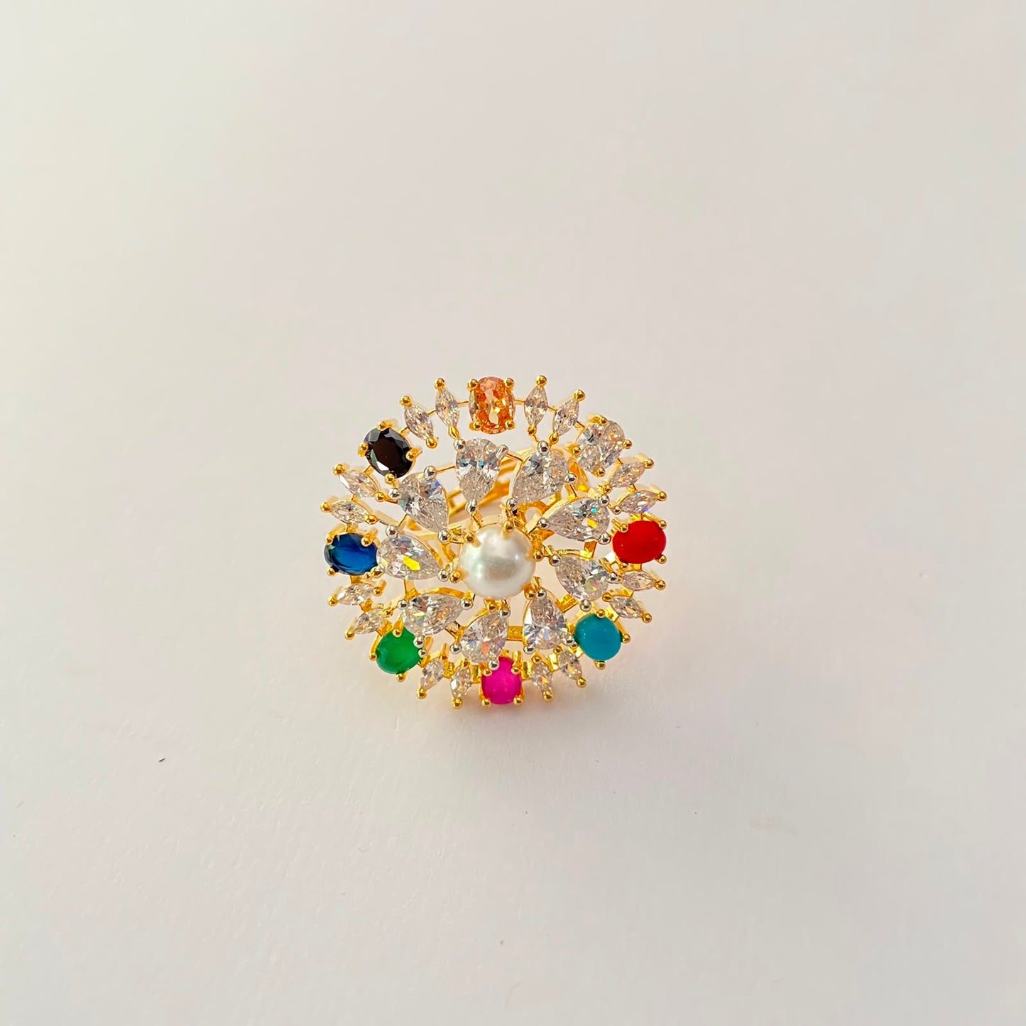 Multi Gold Plated Ring
