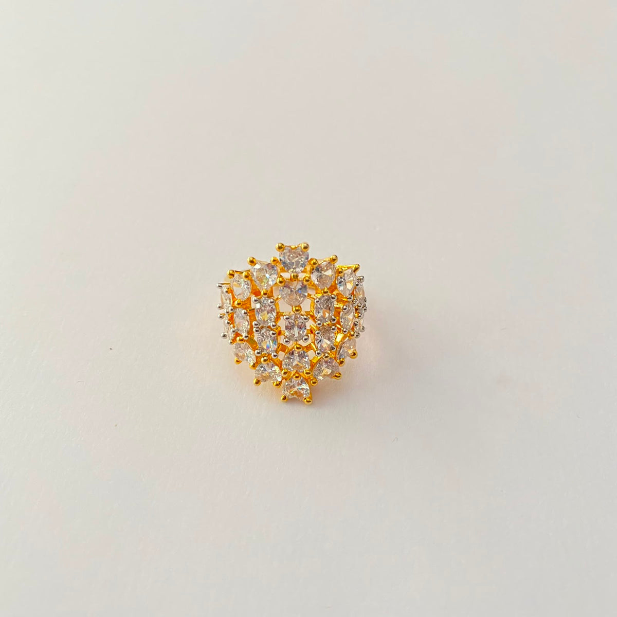 Gold Plated Diamond Ring