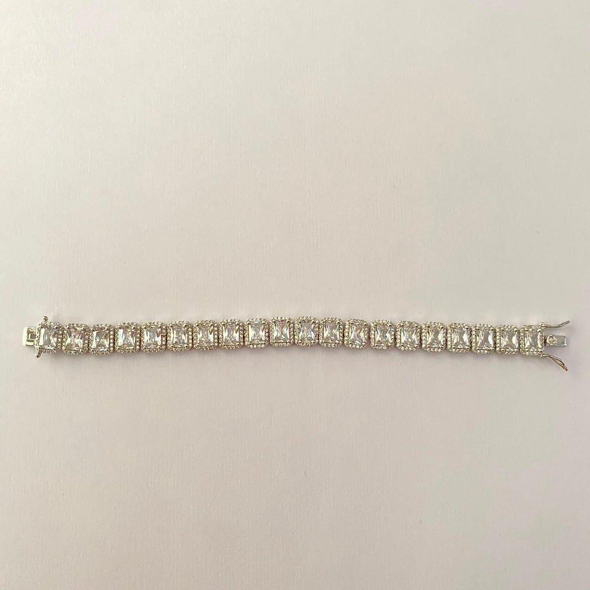 Silver Plated Tennis Bracelet