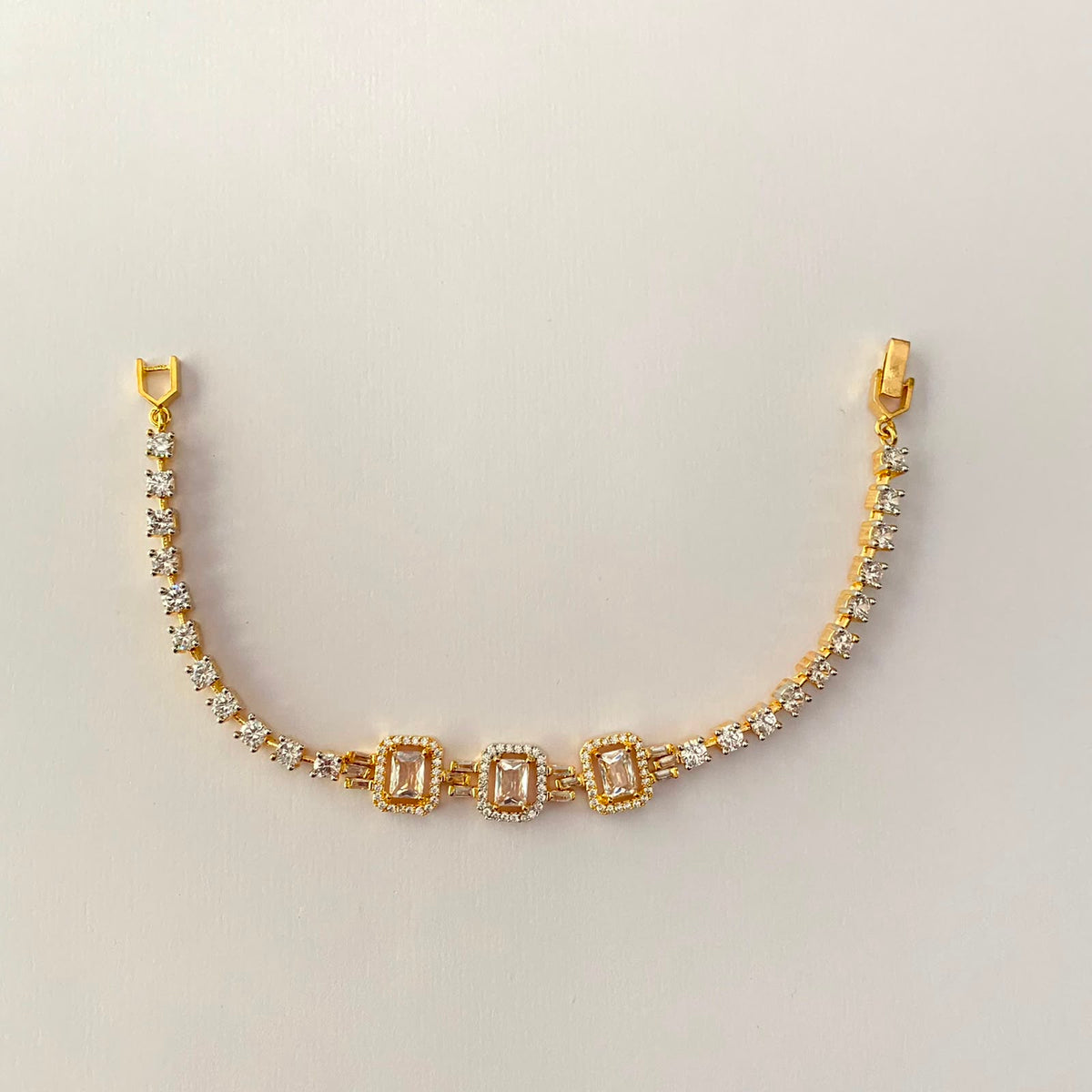 Gold Plated Tennis Bracelet