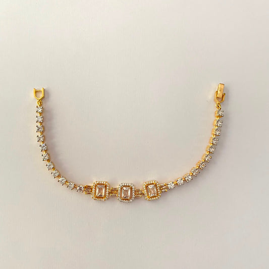 Gold Plated Tennis Bracelet