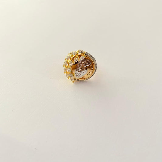 Small Gold Plated Gini Ring