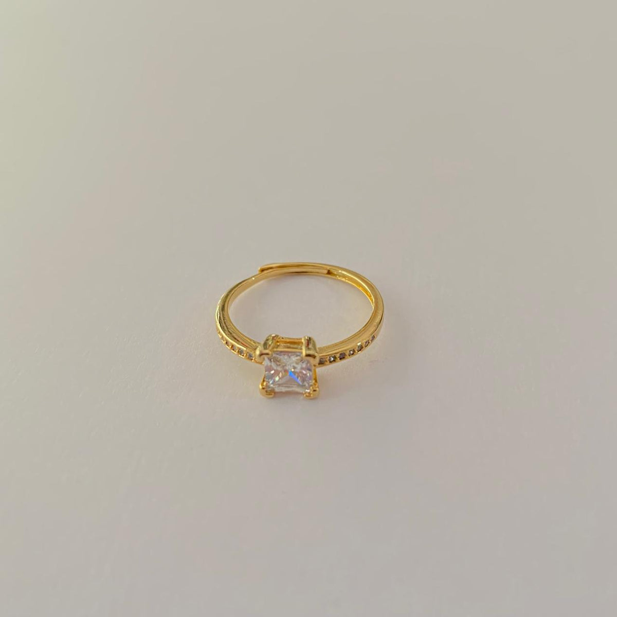 Sleek Gold Plated Ring