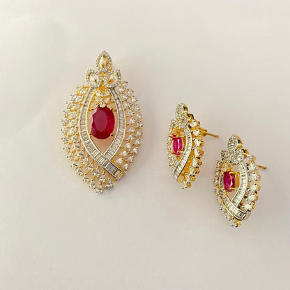 Ruby Gold Plated