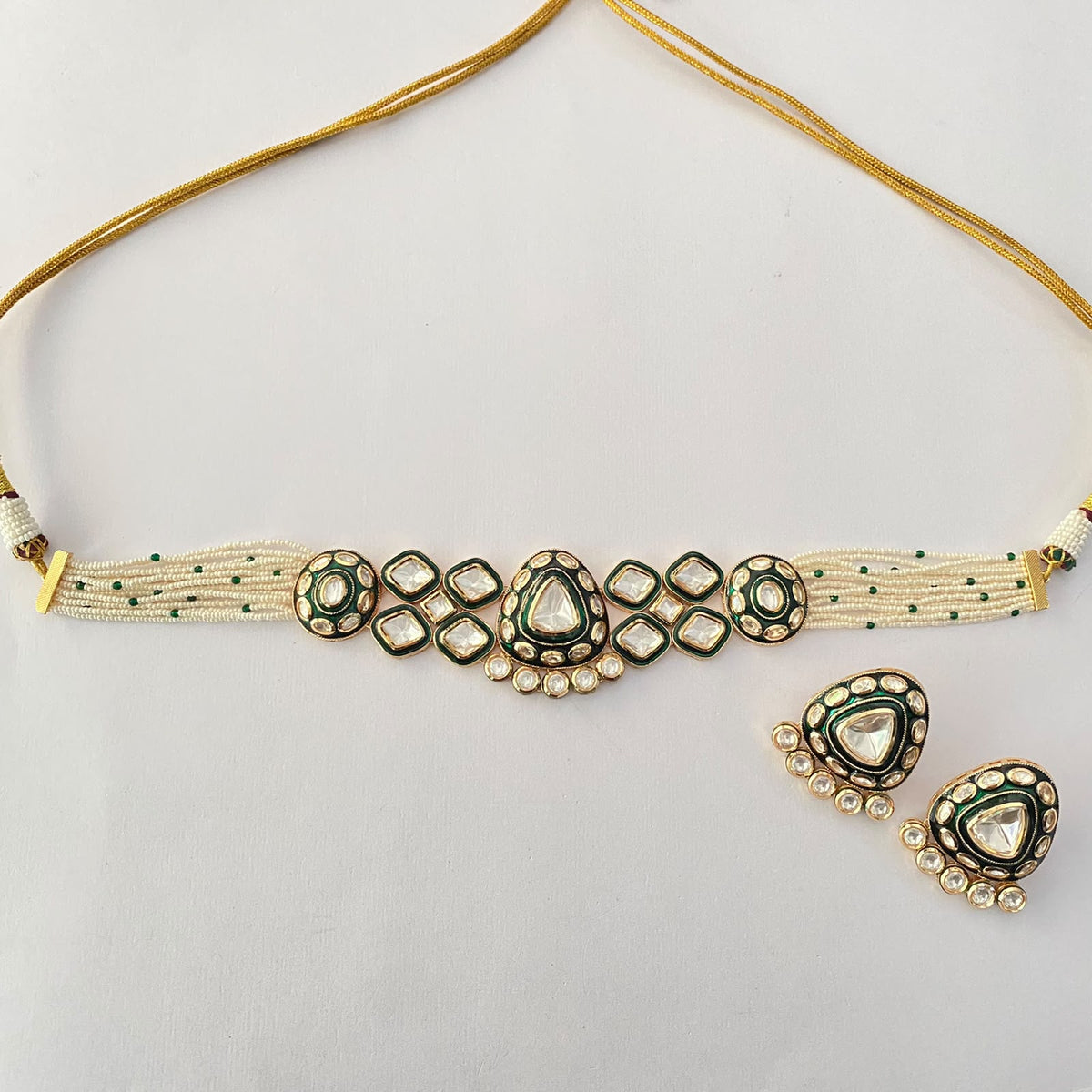 Polki Kundan Choker Set