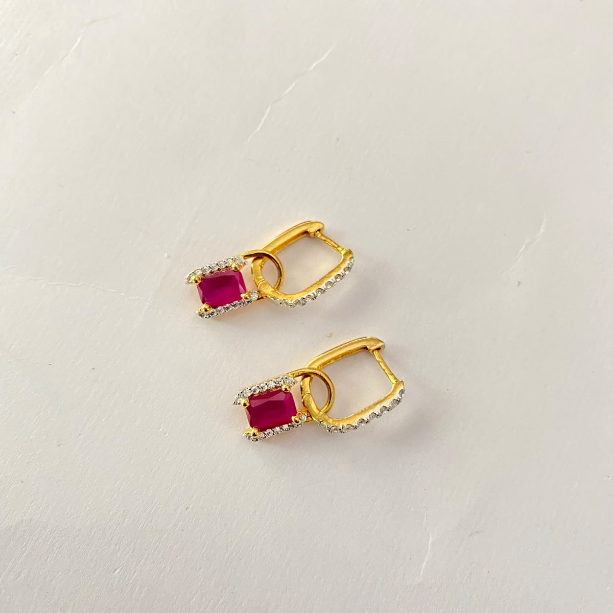Gold Plated Red Bali