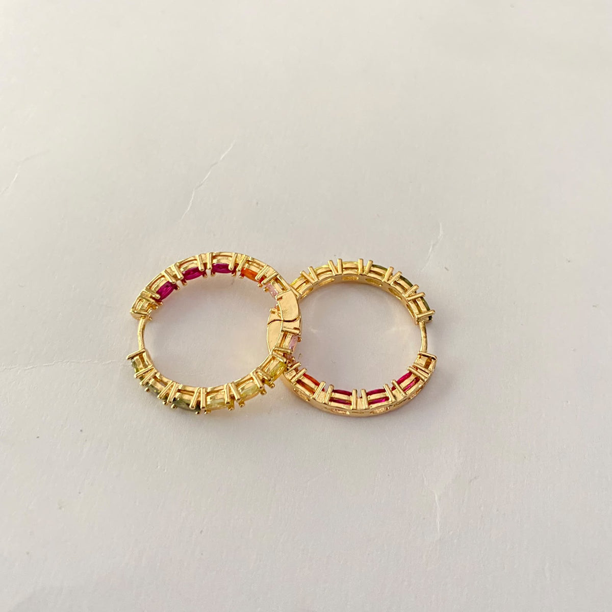 Gold Plated Multi Diamond Bali