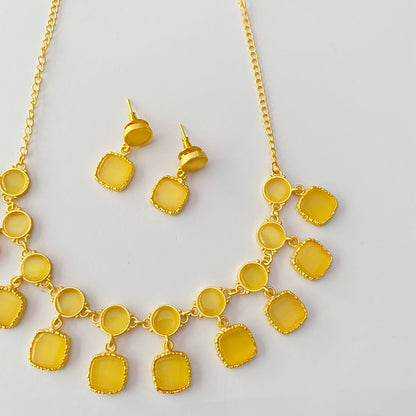 Yellow Candy Necklace