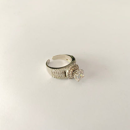 Pure Silver 92.5 Big Ring