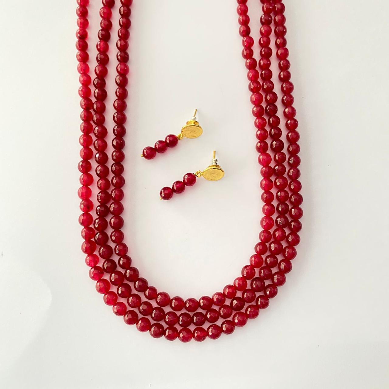 Ruby Stone Necklace