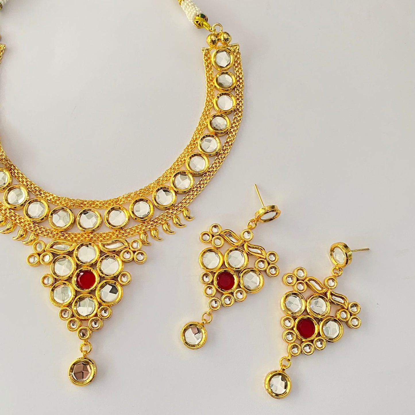 Gold Plated Kundan Necklace