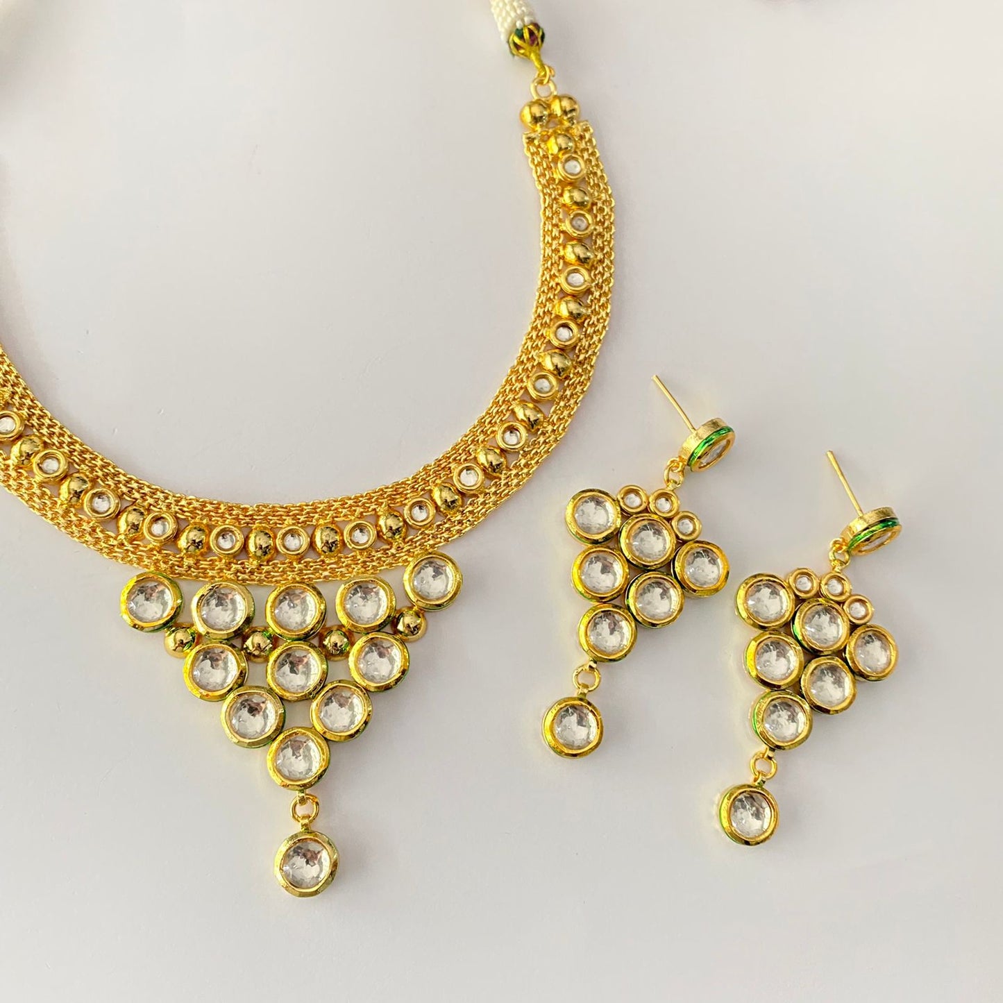 Kundan Gold Plated Necklace Set