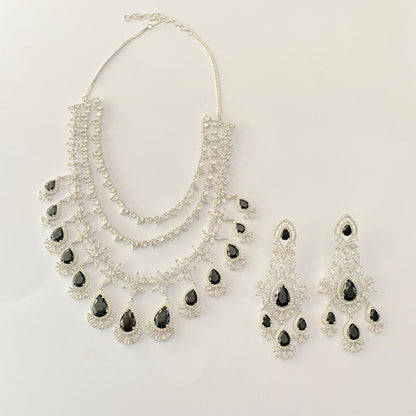 Black Diamond Classic Latest Design Necklace set