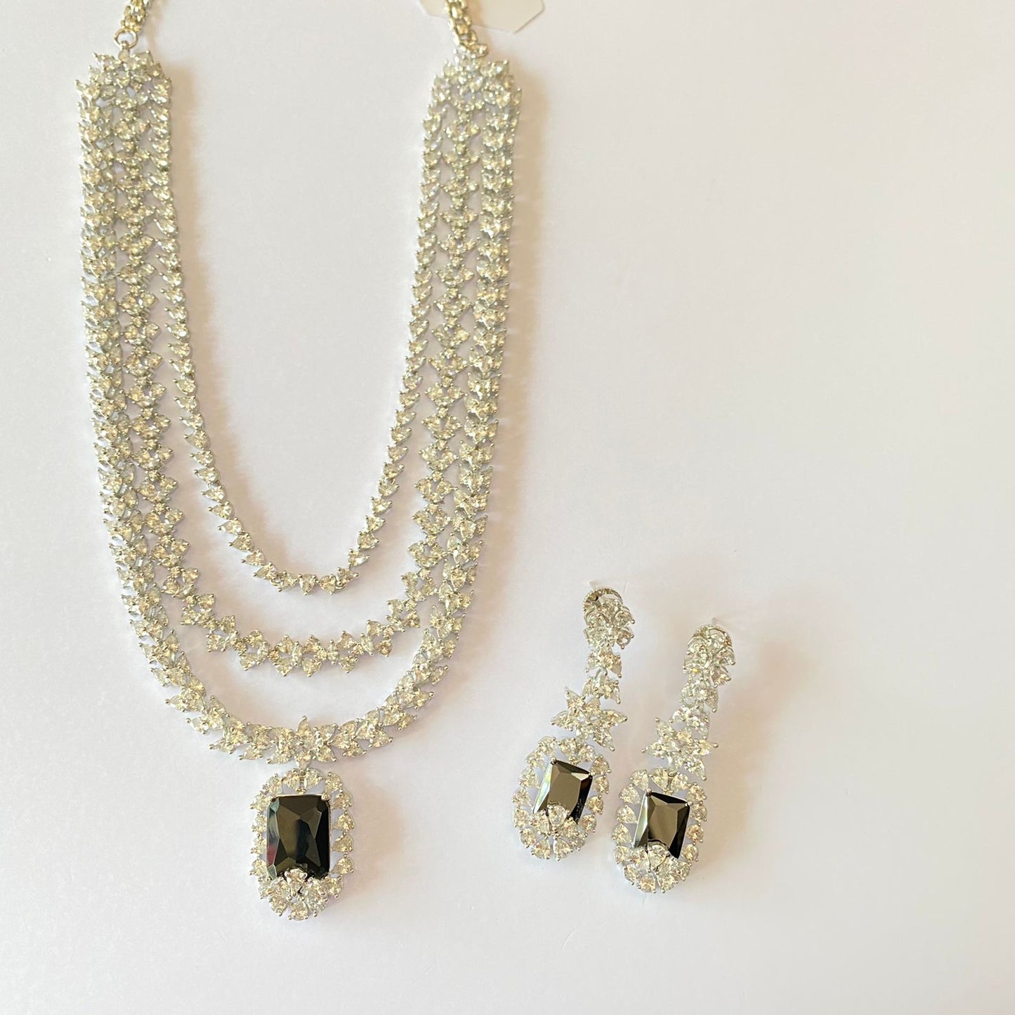 Black Diamond Necklace Set