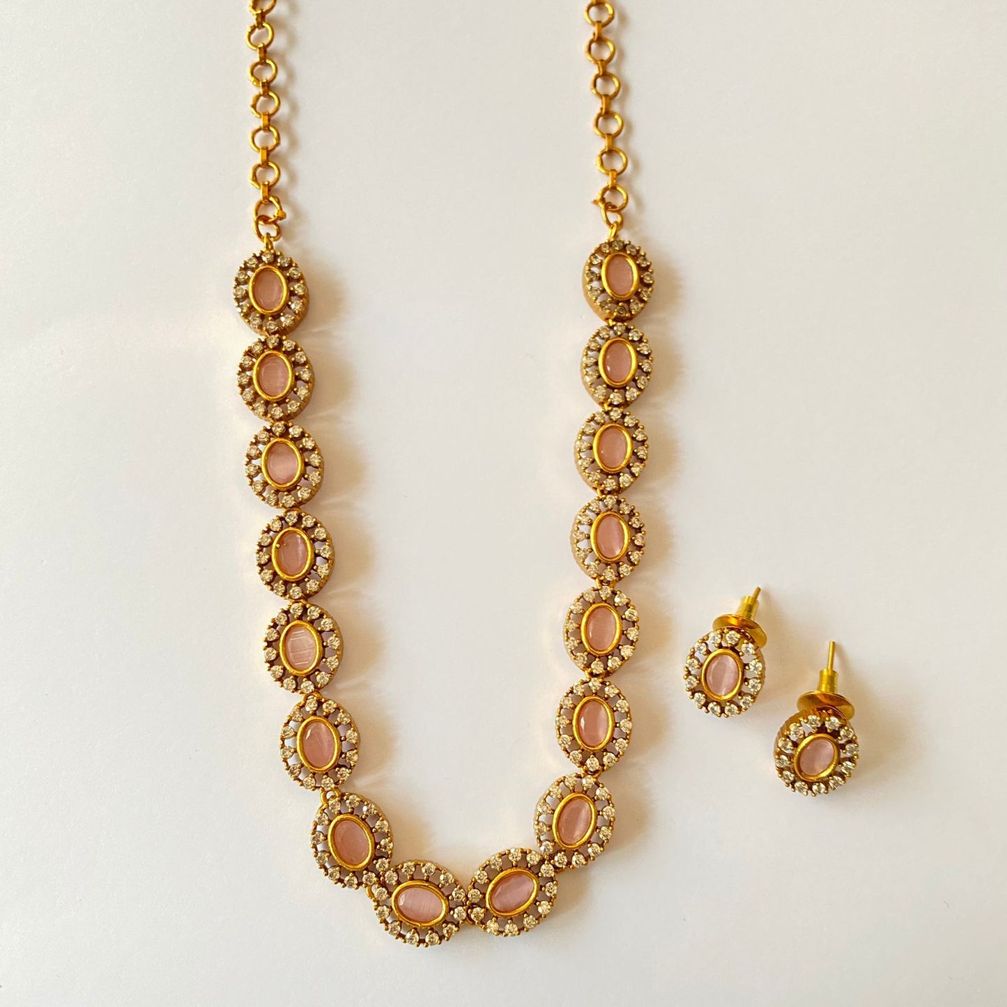 Pink Necklace Set