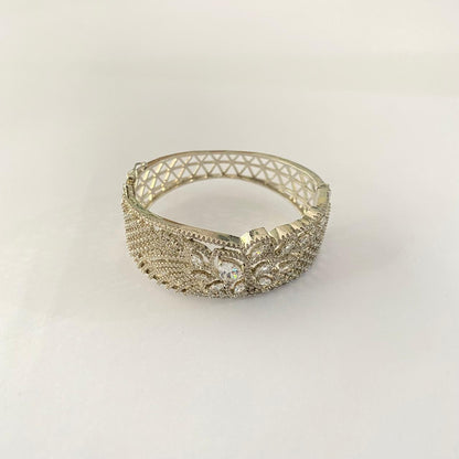 Diamond Silver plated Classic Bracelet