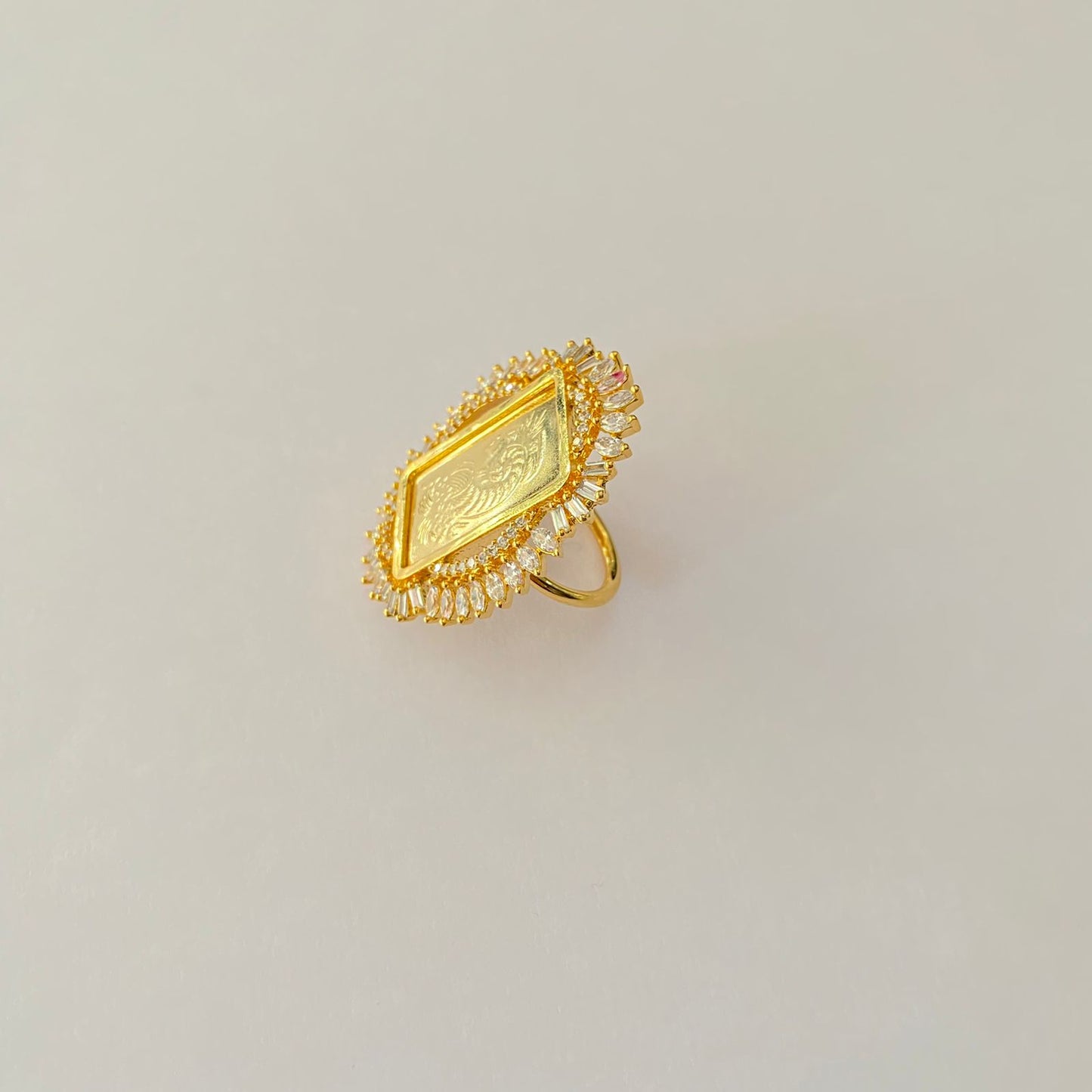 Trendy Gold Plated Ginni adjustable  Ring