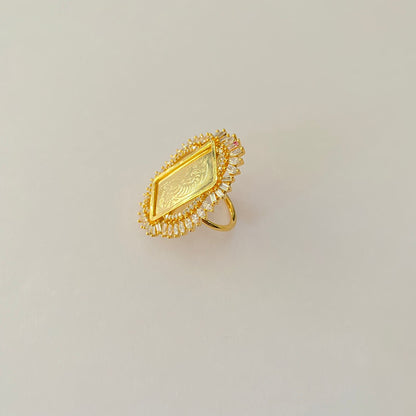 Trendy Gold Plated Ginni adjustable  Ring