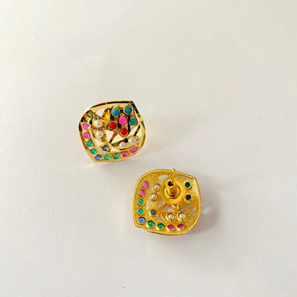 New Design Multi Jadau Small Stud