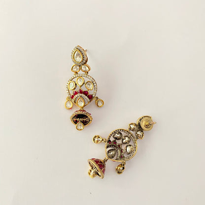 Ruby Kundan Choker Set