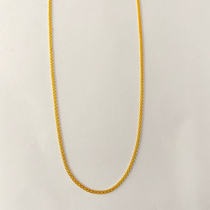 Gold Plated Long Sleek Chain