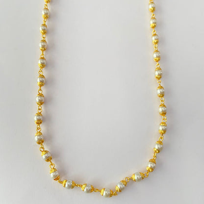 Gold Plated Matar Ball Chain