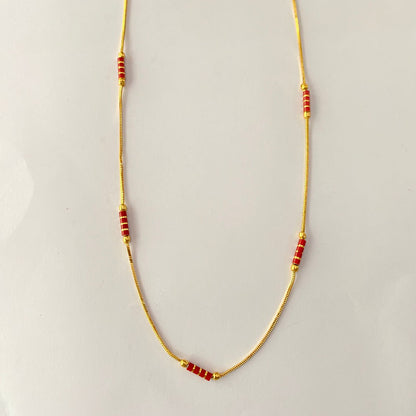 Red Gold Plated Chain
