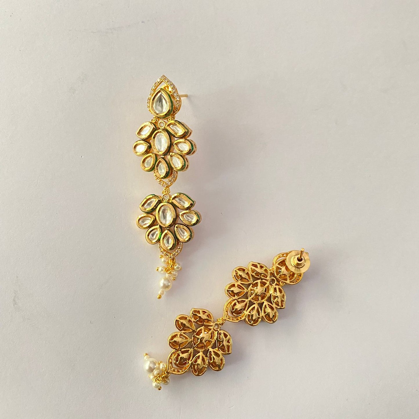 Kundan Gold Plated Earring