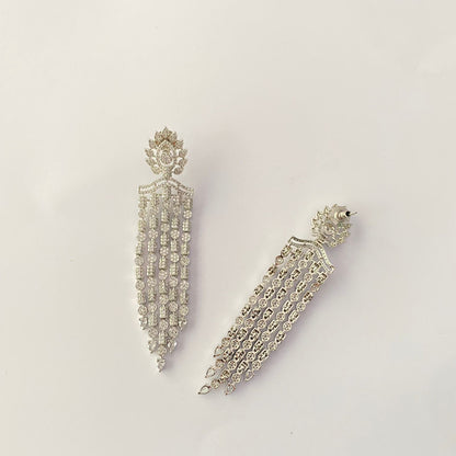 Gold Plated Diamond Earring