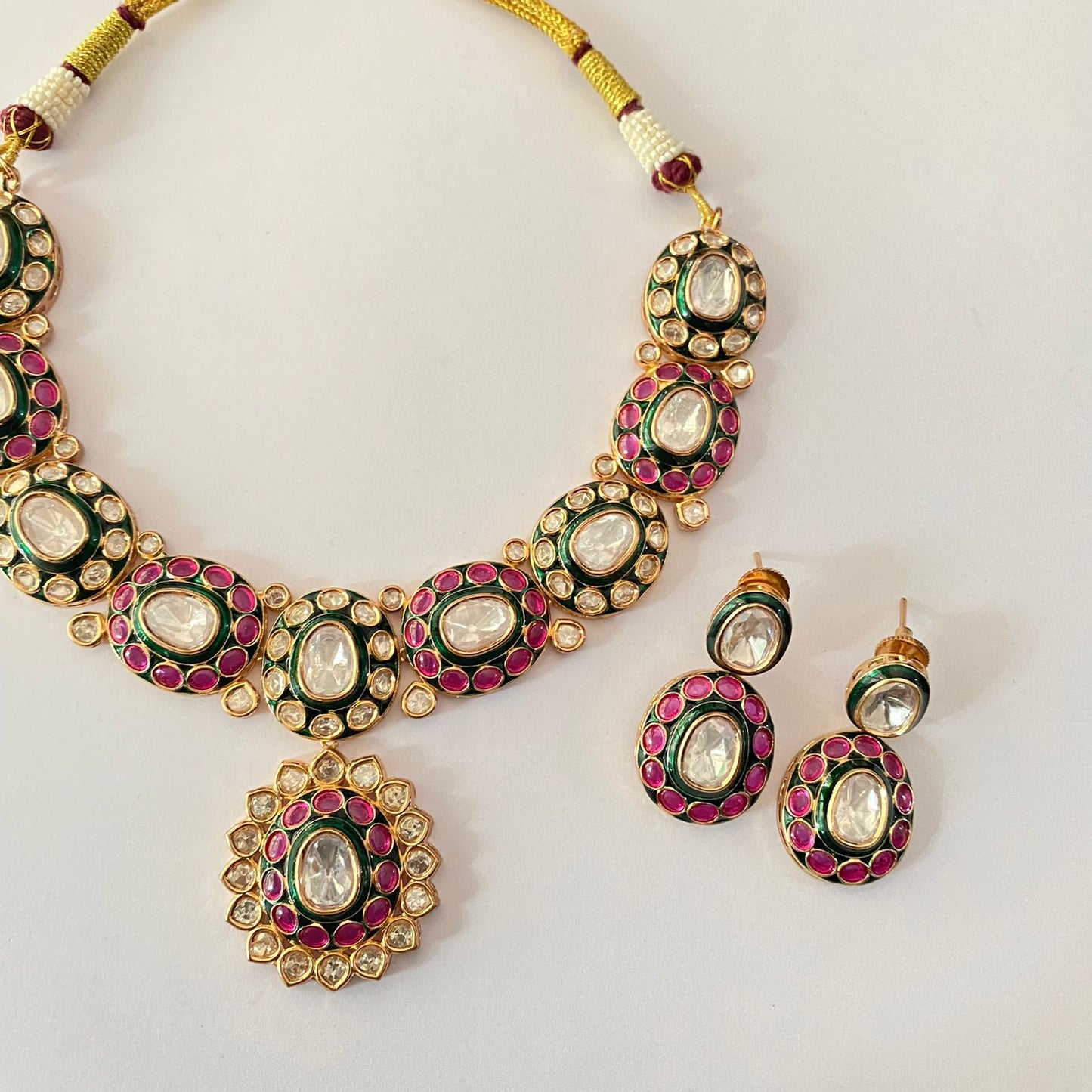 Kundan & Polki Necklace Set