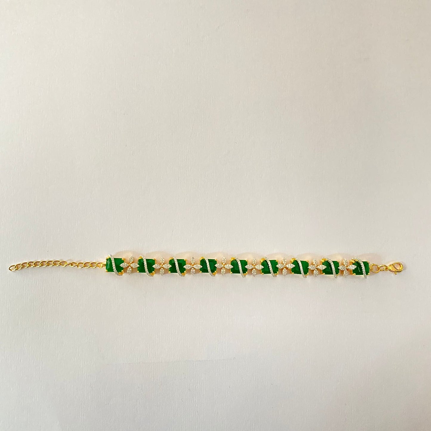 Green Gold Plated Bracelet