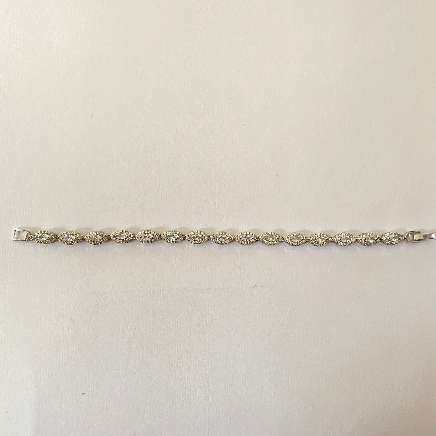 Silver Plated Tennis Bracelet