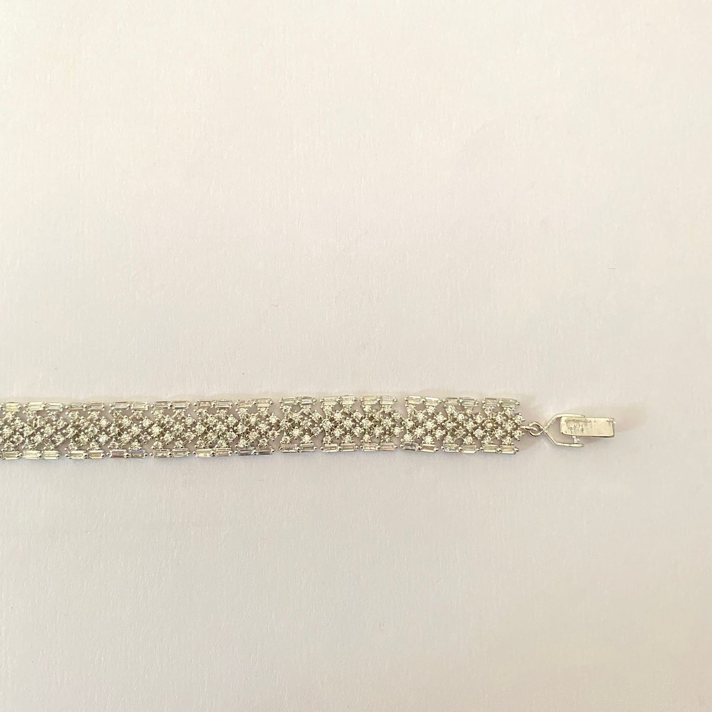Silver Plated Tennis Bracelet