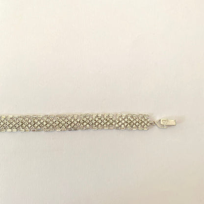 Silver Plated Tennis Bracelet