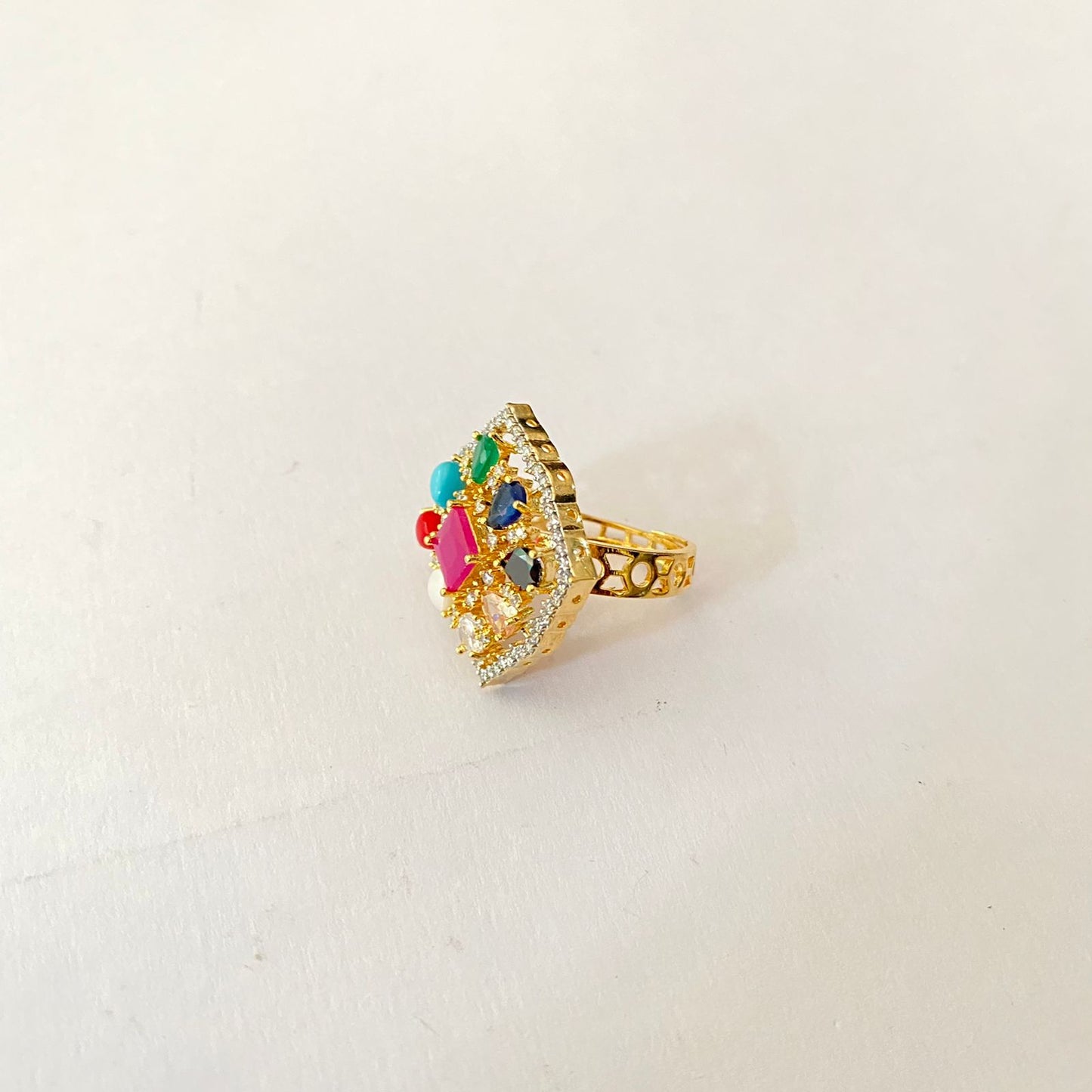 Multi Gold Plated Ring