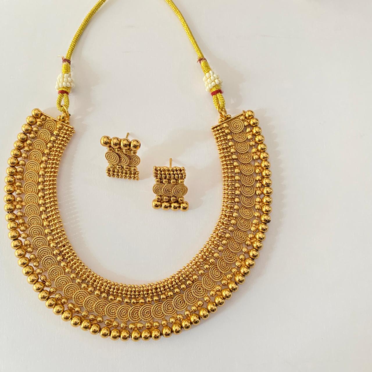 Gold Plated Necklace Set
